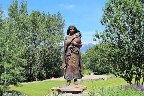 Sacagawea Bronze Statue